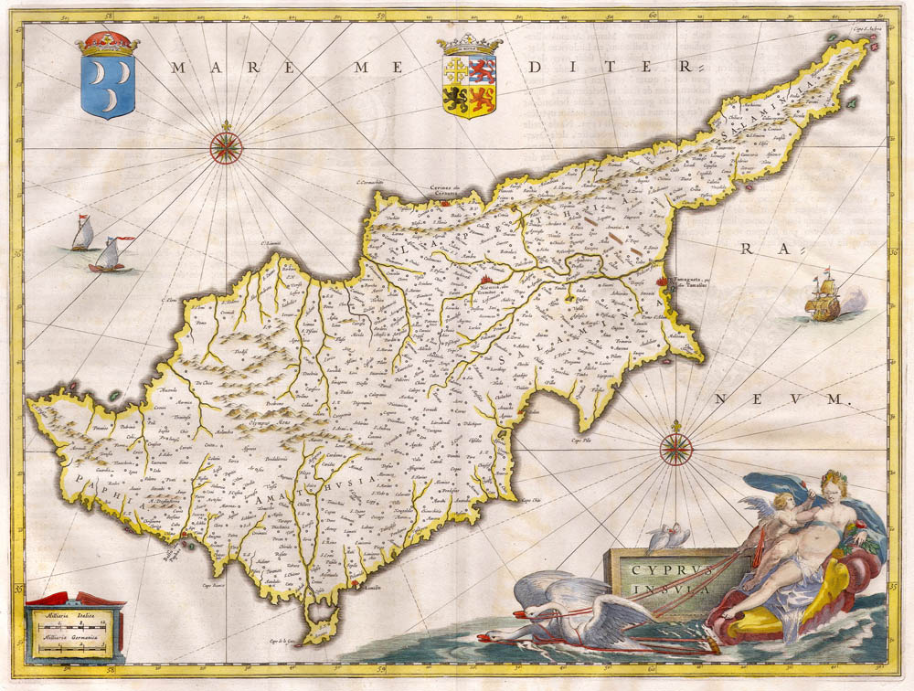 Cyprus 1649 J.Blaeu
